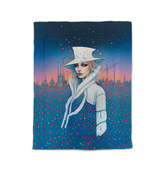 Close-up of the luxurious Serenity Haven Comforter fabric